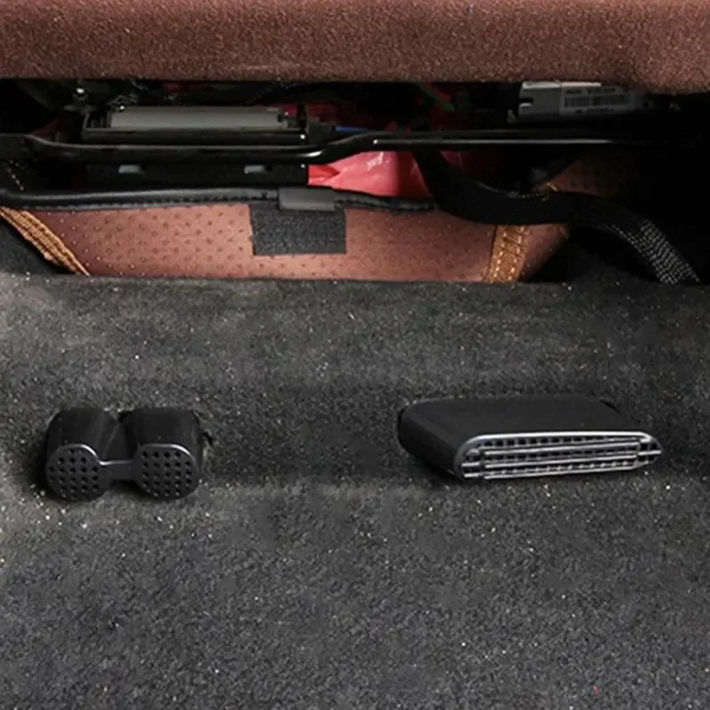For Audi Q3 8U 2013-2016 Car Seat Rear Floor Air Condition Outlet Under Duct Vent Cover Grill Trim Interior Accessories Sticker