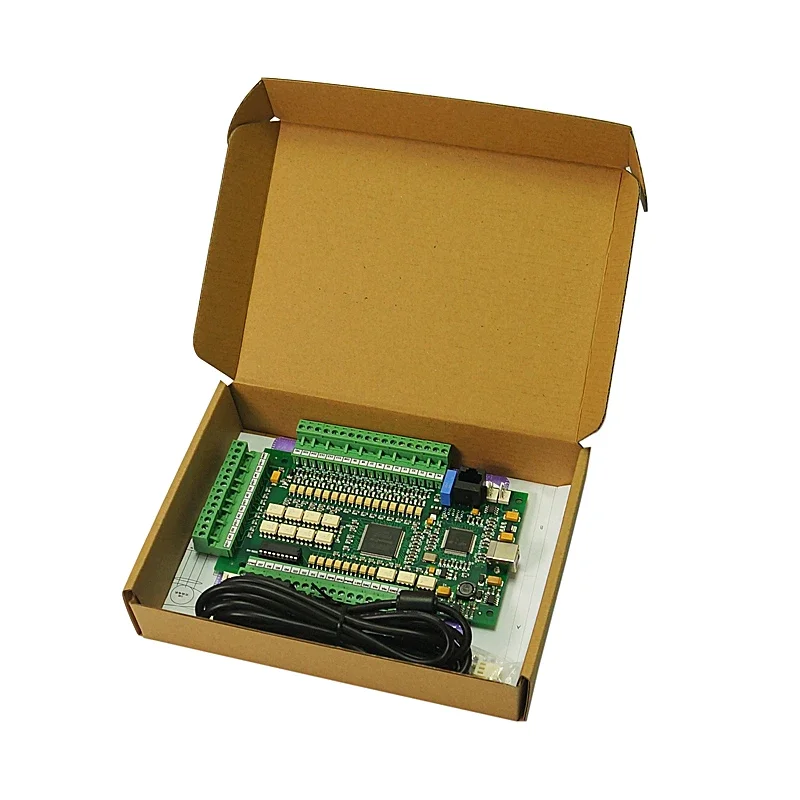 CNC Motion Card USB CNC Mach3 3/4 Axis MACH3 Controller Breakout Board Driver Engraving Machine Milling E-CUT Control Card