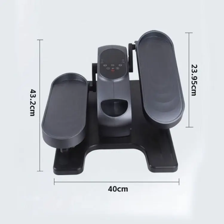 Under Desk Elliptical Machine Portable Mini Electric Pedal Exerciser Adjustable Speed LCD Display Compact Foot Trainer For Home