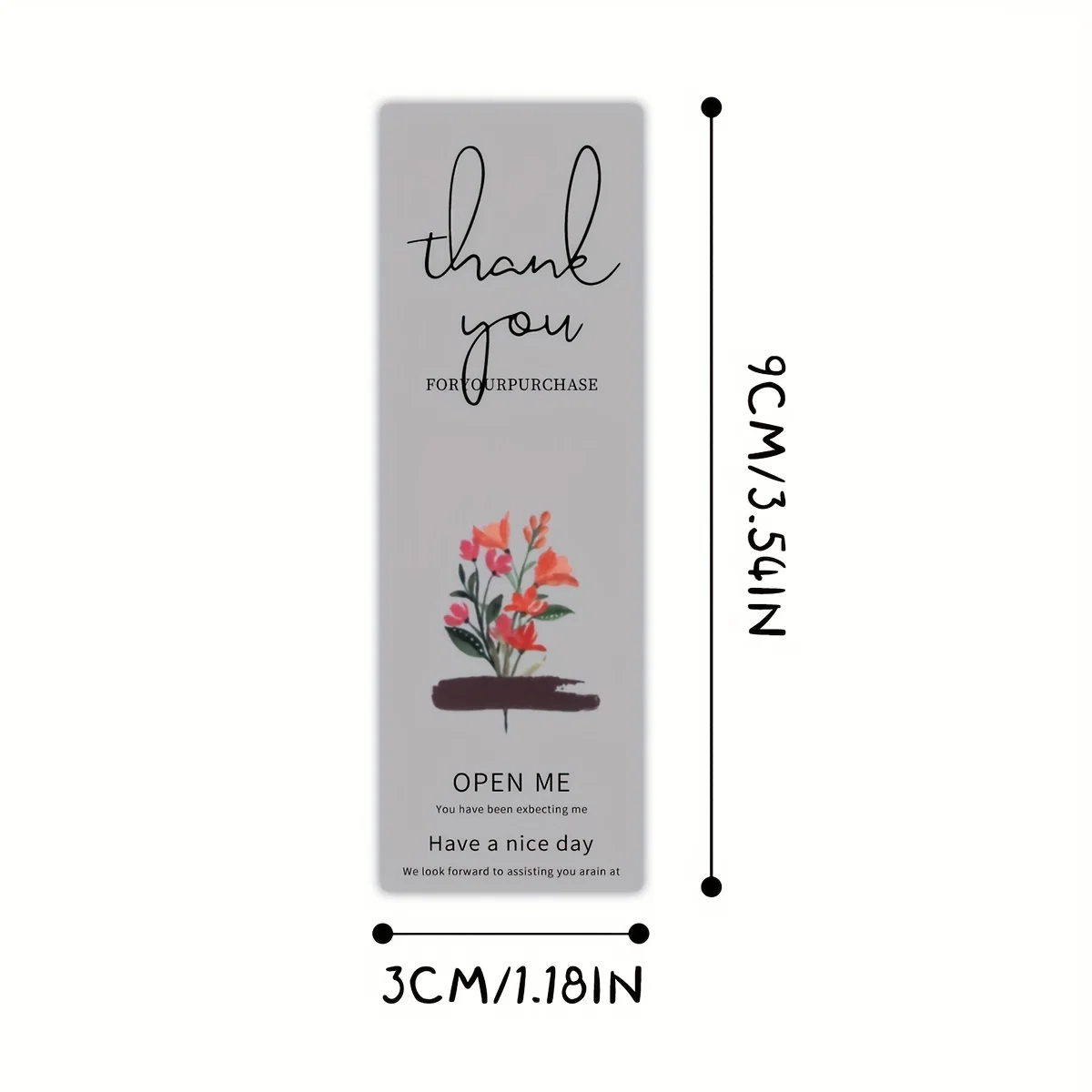 180 Pcs Box Seal Stickers, Rectangle Gift Package Labels, Thank You For Your Order Stickers, Baking Gift Bags Packaging Decals view 6