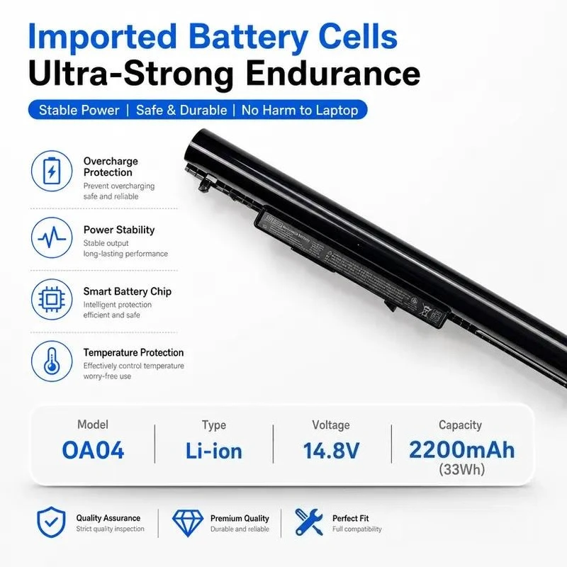 OA04 for HP PB5S 240 G3 TPN-F112 F114 F115 C116 C117 Laptop Battery Replacement