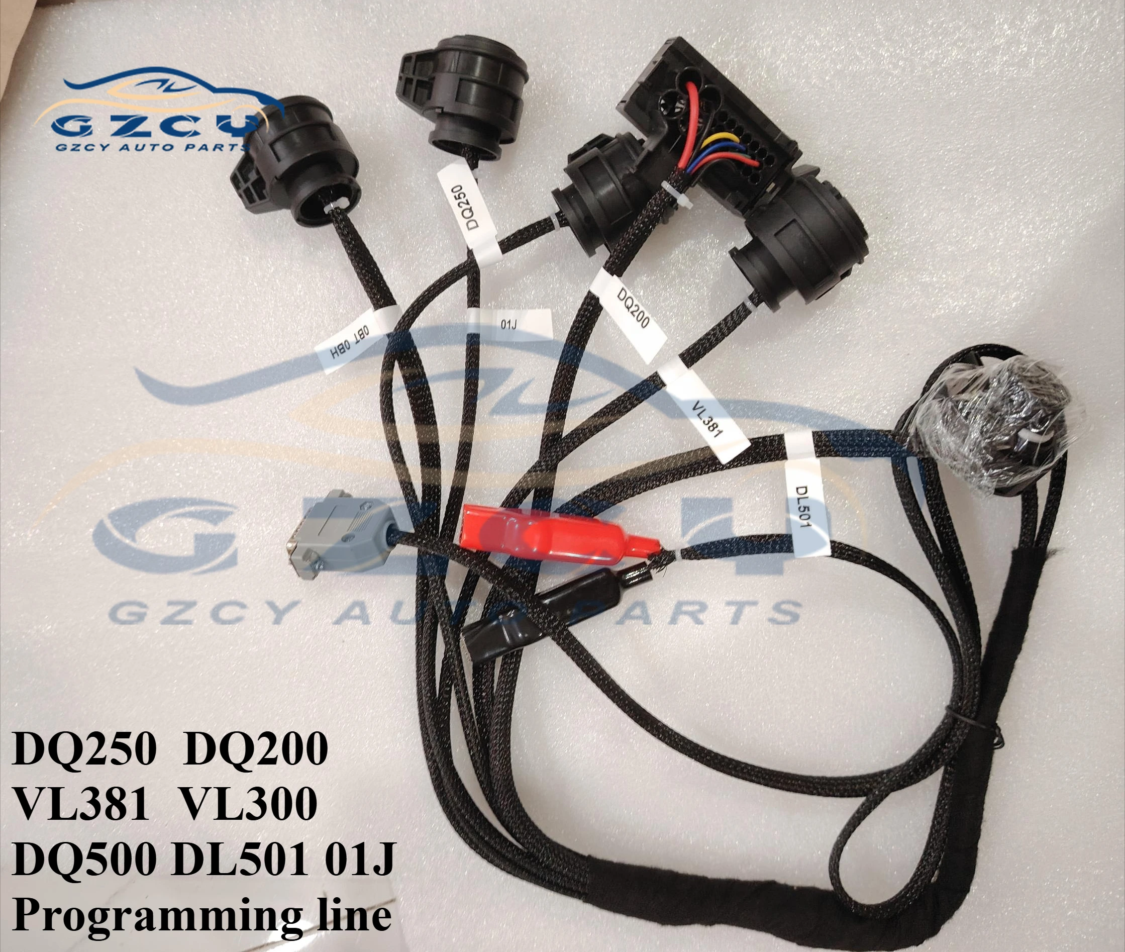 

DQ250 DQ200 VL381 VL300 DQ500 DL501 01J Gearbox Adapter Programming line Fit For VAG Audi R/W w/ KTMFlash 0AM TCU ECU Progarm