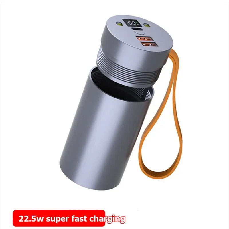DTB7 Power Battery Case PD22.5W for 4680 Battery Easy Assembly Durable ABS Portable Shell Black