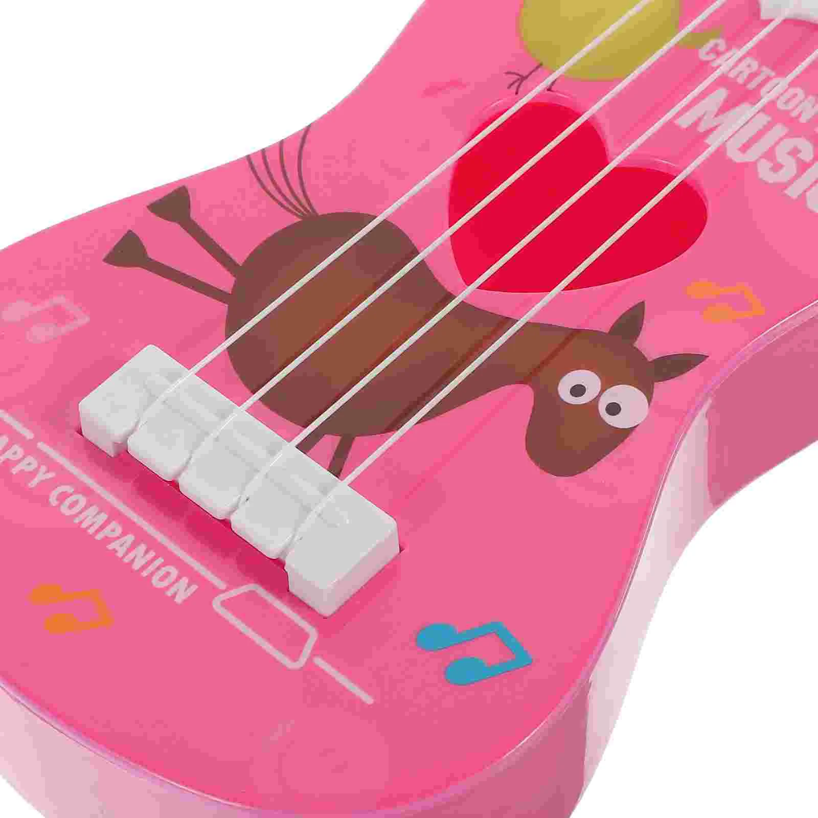 Ukulele de musique portable pour enfants, teinté coloré, JEMusical, étudiant