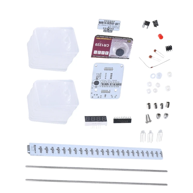 

Sound Reactive LED Spectrum Tower, Colorful Auditory Visualizer, Voice Column Light Cube LED Leveling Set for Hobbyists