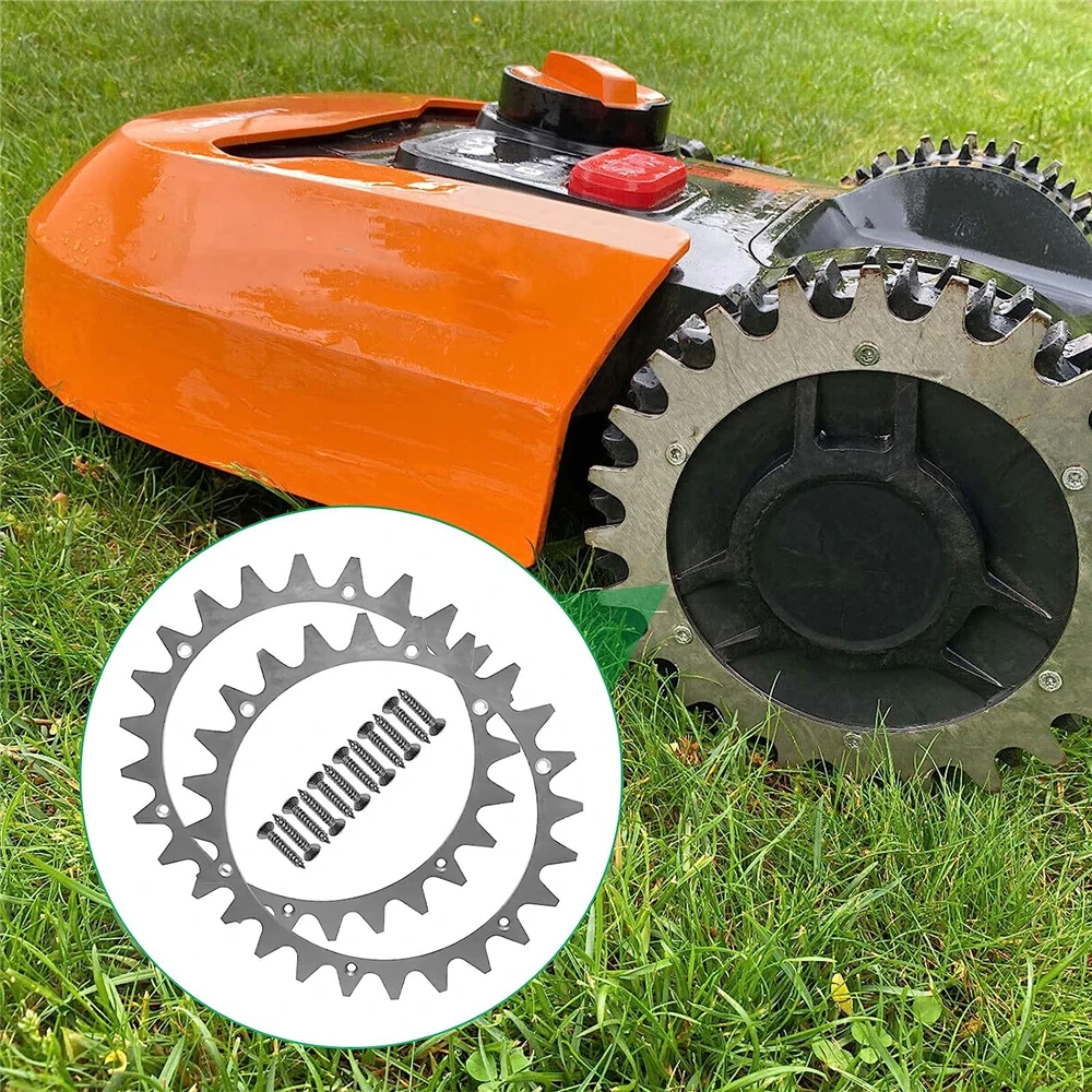 Robotic Mower Traction Improved Auxiliary Wheels Robotic Spikes For Worx Landroid L Robot Lawn Mower Traction Wheel Accssries