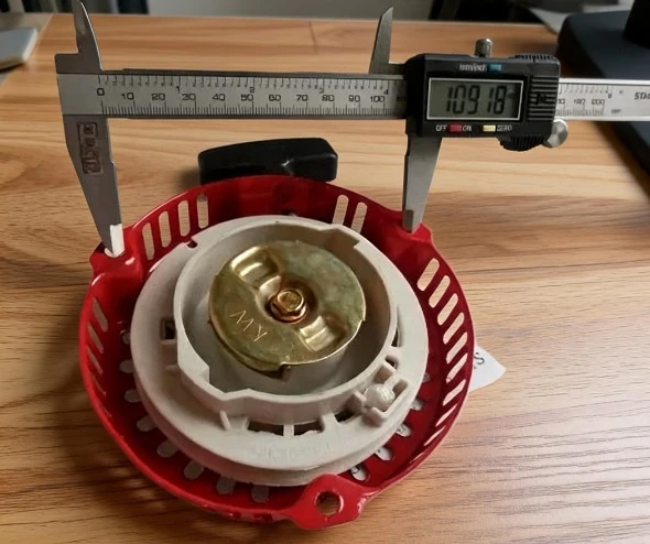 154F Recoil Starter 3‑6 Bolts Compatible With 152F 2.5HP 1‑1.5KW Generator Water Pump Replacement Parts