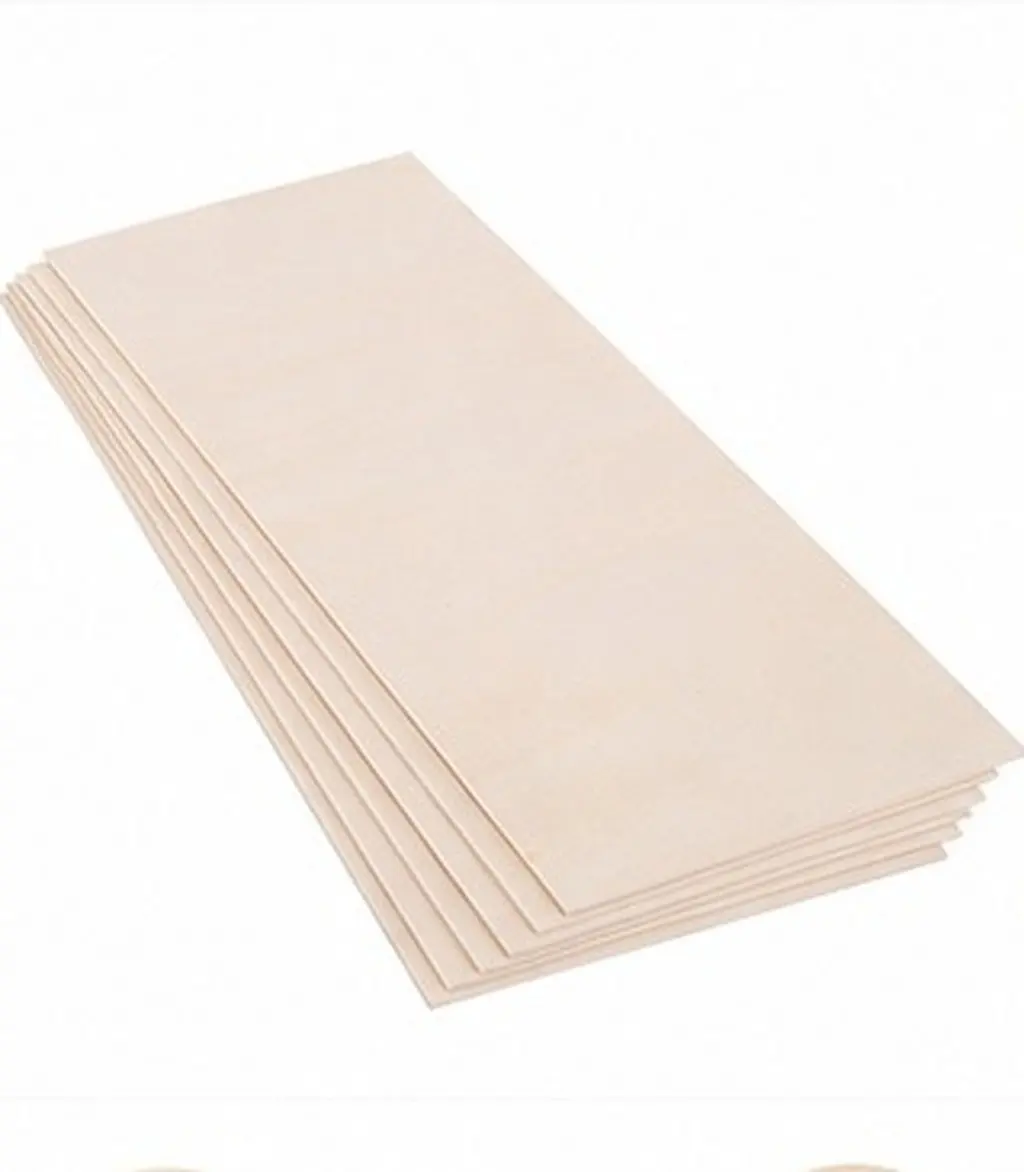 8Pcs Blank Wood Board Rectangle Unfinished Natural Texture for Artistic Expression Painting Drawing Engraving Craft Home Decor