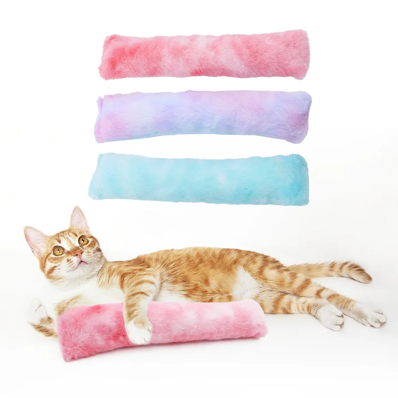 

Interactive Cat Chew Toys Kitty Kick Sticks Soft Plush Catnip Toy Durable Cat Kick Toy for Teeth Cleaning and Indoor Playing