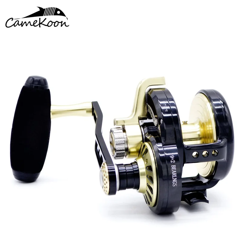 camekoon fishing reels Saltwater Spinning Used Once Reel Aluminum Body Rotor 33LB Drag CAMEKOON WT7000 All Aluminum Saltwater
