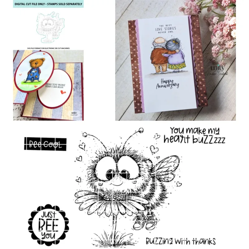 LOVE YOU A BEAUTY BUNCH Plantillas y troqueles de estampado Novedad 2026 para decoración de álbumes de recortes y diarios, plantilla de grabado en relieve DIY para saludos