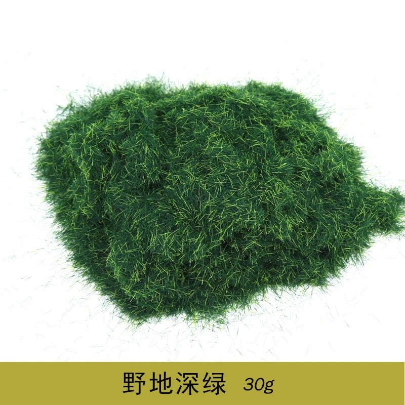 30G Simulation Turf Lawn DIY Materials 5MM Grass Powder Sand Table Model Landscape Outdoor Scene Layout