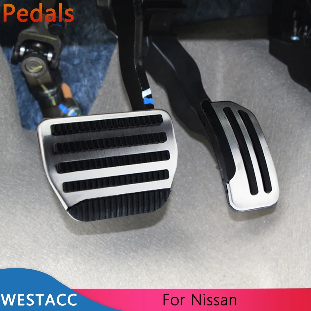 Pedales de coche para Nissan Sunny Versa Versa Note 2014-2017 Pulsar 2014-2015 Maxima VII Sylphy 2014 Livina 2011-2015 Accesorios