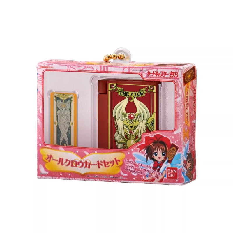 Bandai 4 sztuk oryginalny Gashapon Cardcaptor Sakura wisiorek Anime zabawki dla dzieci figurka prezenty Model kolekcjonerski ozdoby