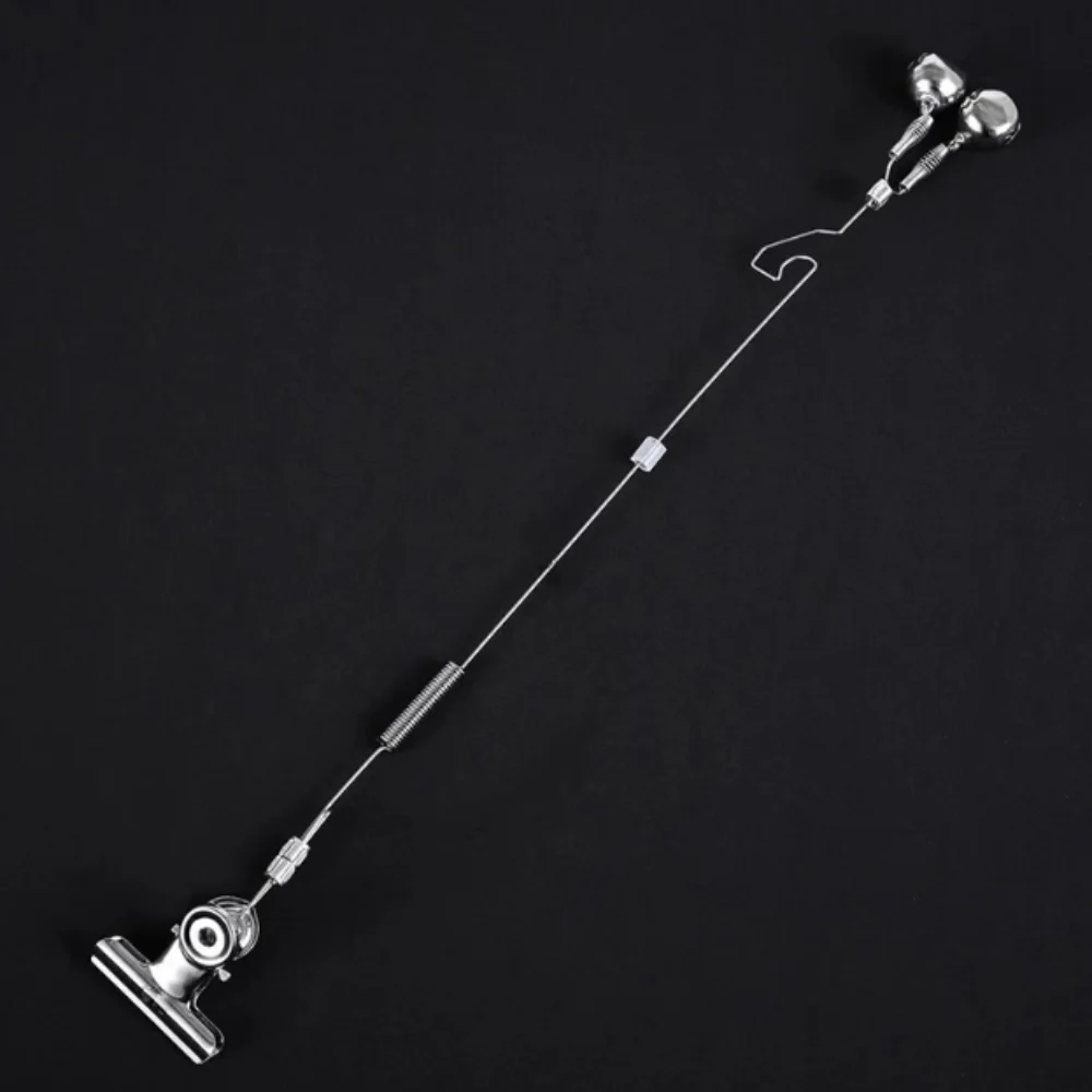 

2pcs Twin Bells Ring Fishing Bell Bite Alarms Adjustable Anti-corrosion Fishing Twin Bells Ring Bite Bait Alarm Stainless Steel