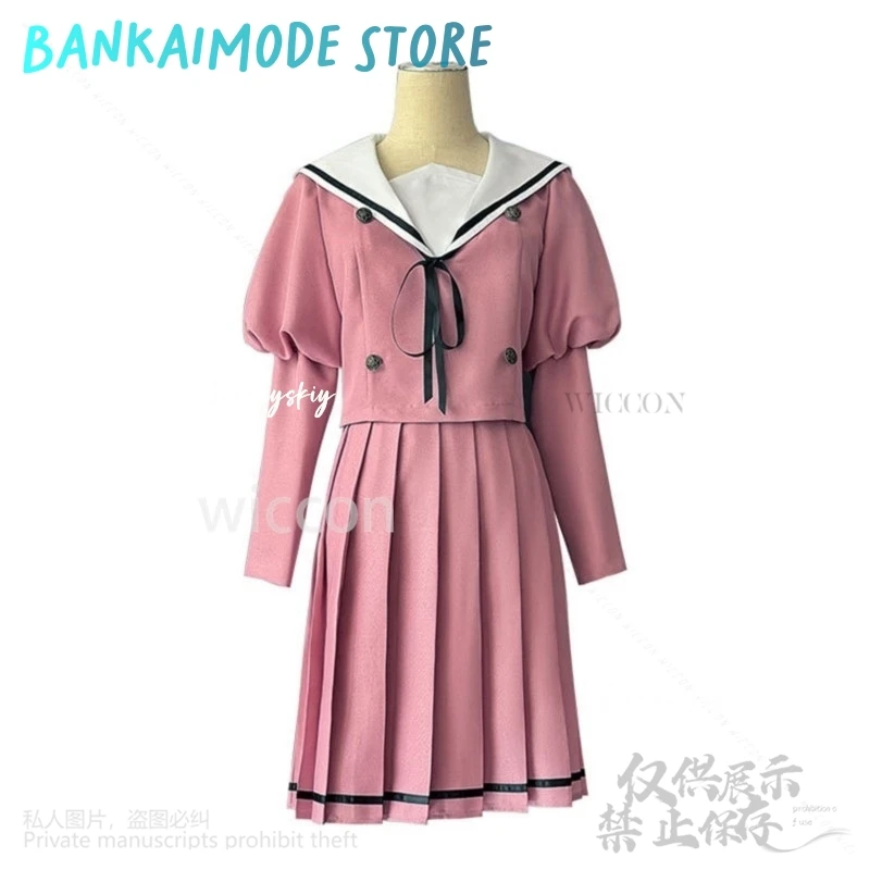 فستان Waguri Kaoruko التأثيري الجديد على شكل زهرة عطرة تتفتح مع الكرامة للفتيات اليابانيات Kawaii JK فستان وردي للمدرسة لوليتا كوس