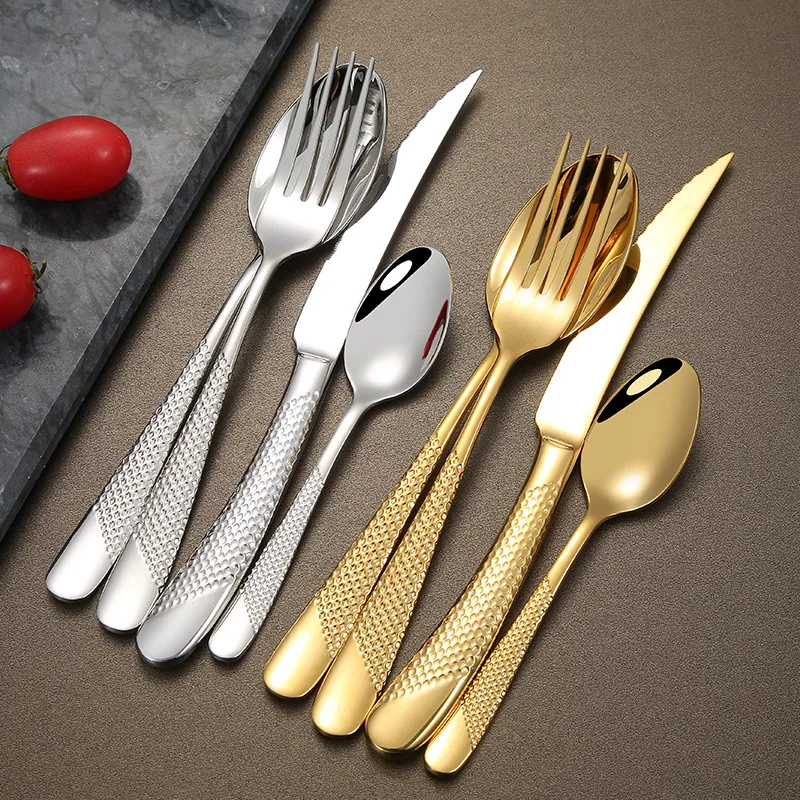 16 / 24 PCS Tablewellware Tableware Stainless Steel Cutlery Forks Knives Spoons Kitchen Dinner Set Fork Spoon Knife Set