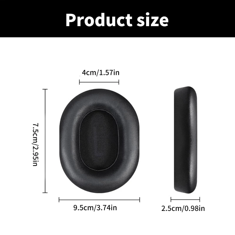 Melhora a audição Almofadas macias para fones ouvido D05 Earpads Earcups