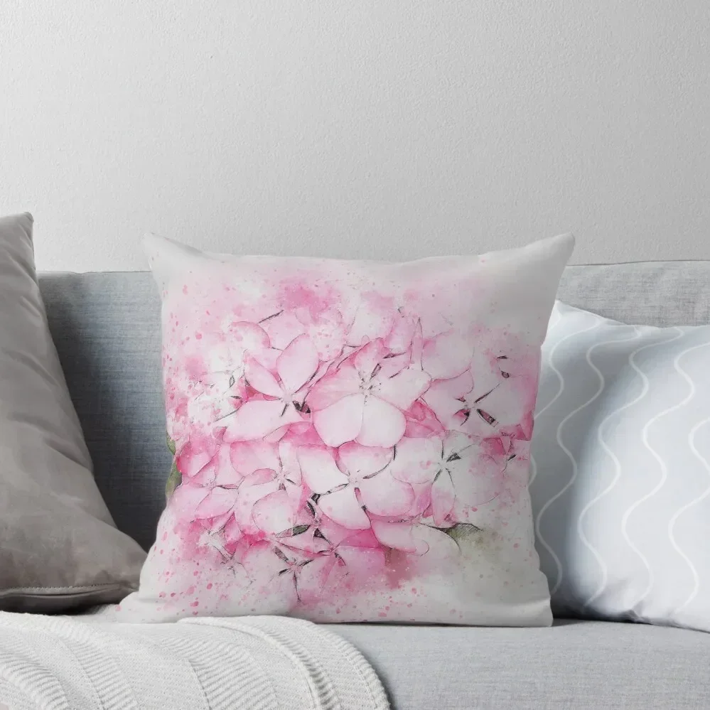 

Spring Celebration! Pink hydrangea flower Throw Pillow Covers For Sofas Christmas s Covers Cushion Cover Set pillow