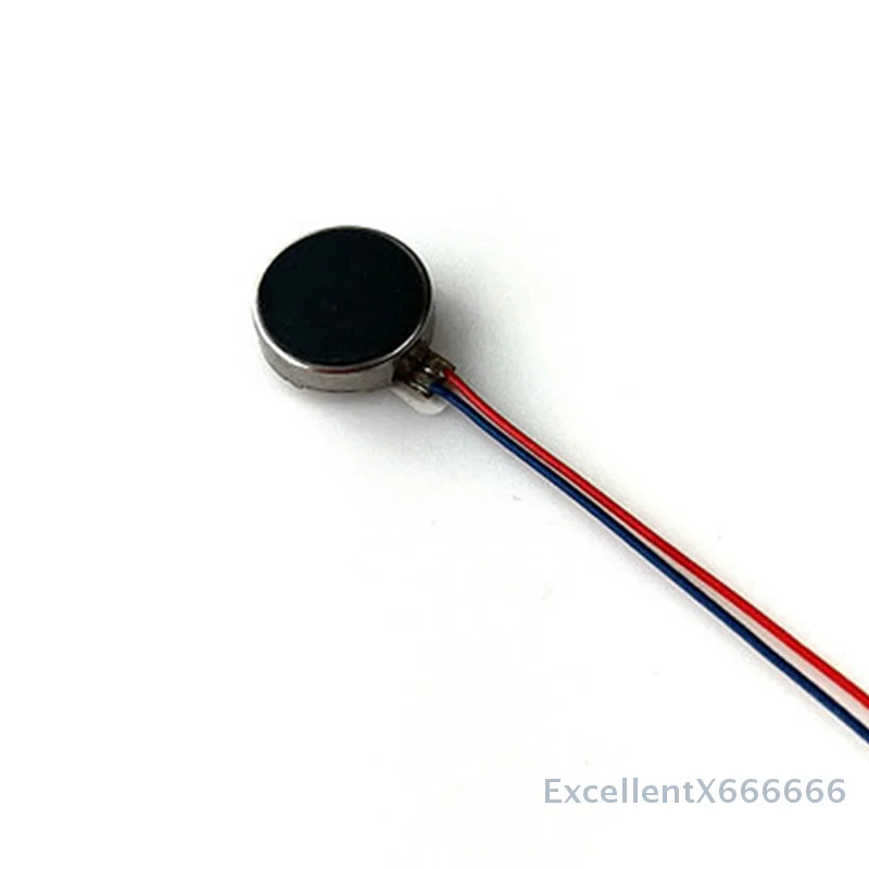 2 PCS 1027 Mini Vibration Motors Flat Coin Button-Type Micro DC 3V 12000rpm Vibrating Motor for Mobile Cell Phone Pager