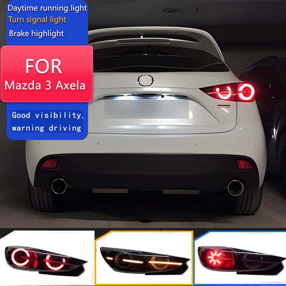 

Car Styling Tail Lamp for Mazda 3 Axela LED Tail Light Hatchback Mazda3 DRL 5-door Dynamic Signal Reverse Auto Accessories