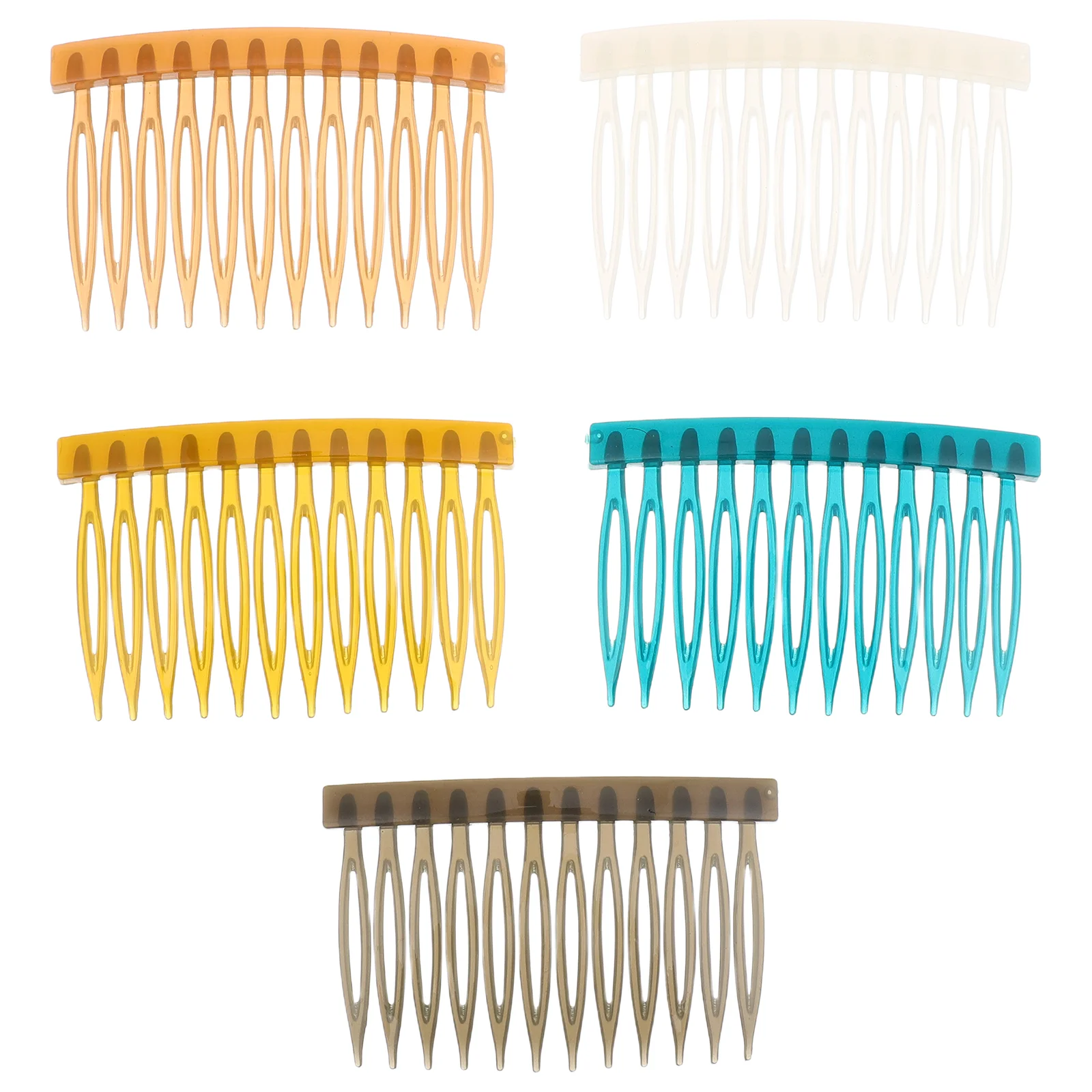 

5pcs Hair Accessories For Professional Salon Use Anti Slip Fine Tooth Comb For Hair Straightening Styling Decorative Hair Combs