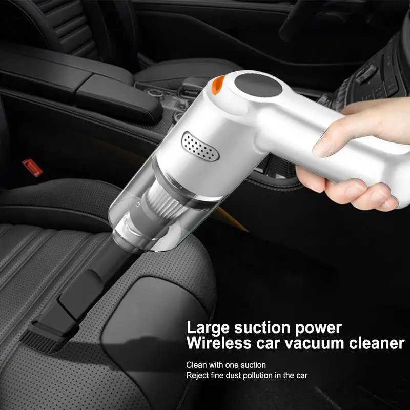 Car Vacuum Cleaner 120W 4000mah Powerful Cleaning Machine Car Cleaner Mini Wireless Portable Handheld Cleaner Car&Home Appliance