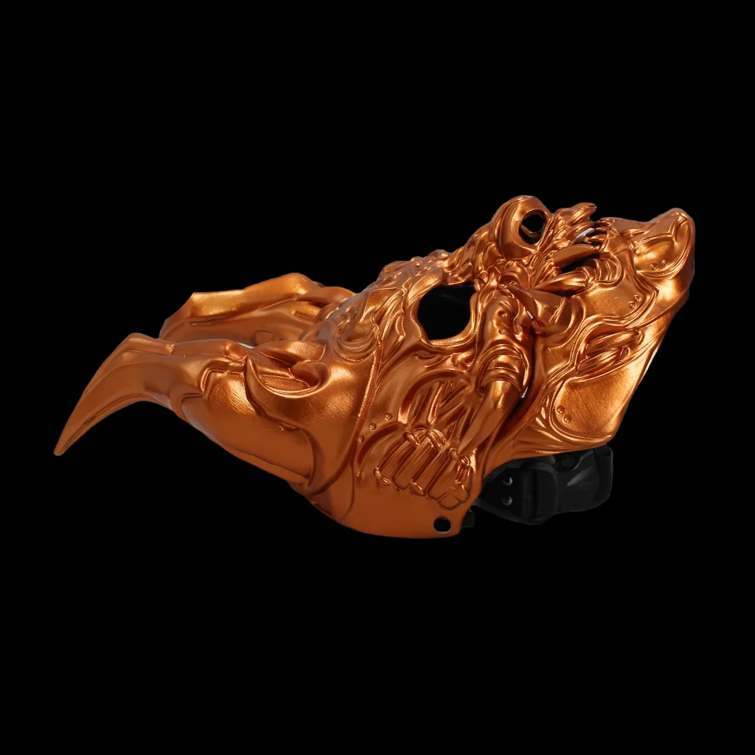 Halloween Demone Prajna Maschera horror Orgy Party Dance Puntelli unisex Vesti maschera in resina