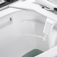 ABIYY-Bidet Attachment Non-Electric Bidet Toilet Seat Sprayer with Pressure Controls Dual Nozzles for Frontal Rear Wash B