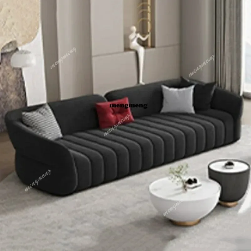 

Modern Minimalist Sofas Multifunction Pillows Recliner Single Fabric Sofas Elegant Apartment Wohnzimmer Sofas Home Furniture