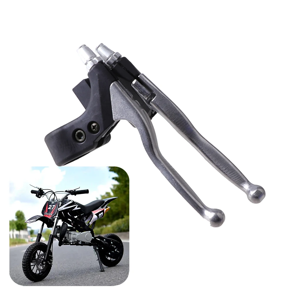 7/8'' 22mm Right Dual Twin Brake Left Lever For 47cc 49cc 2 stroke Pocket Dirt Bike Gas Scooter Mini Moto Small ATV Quad Parts