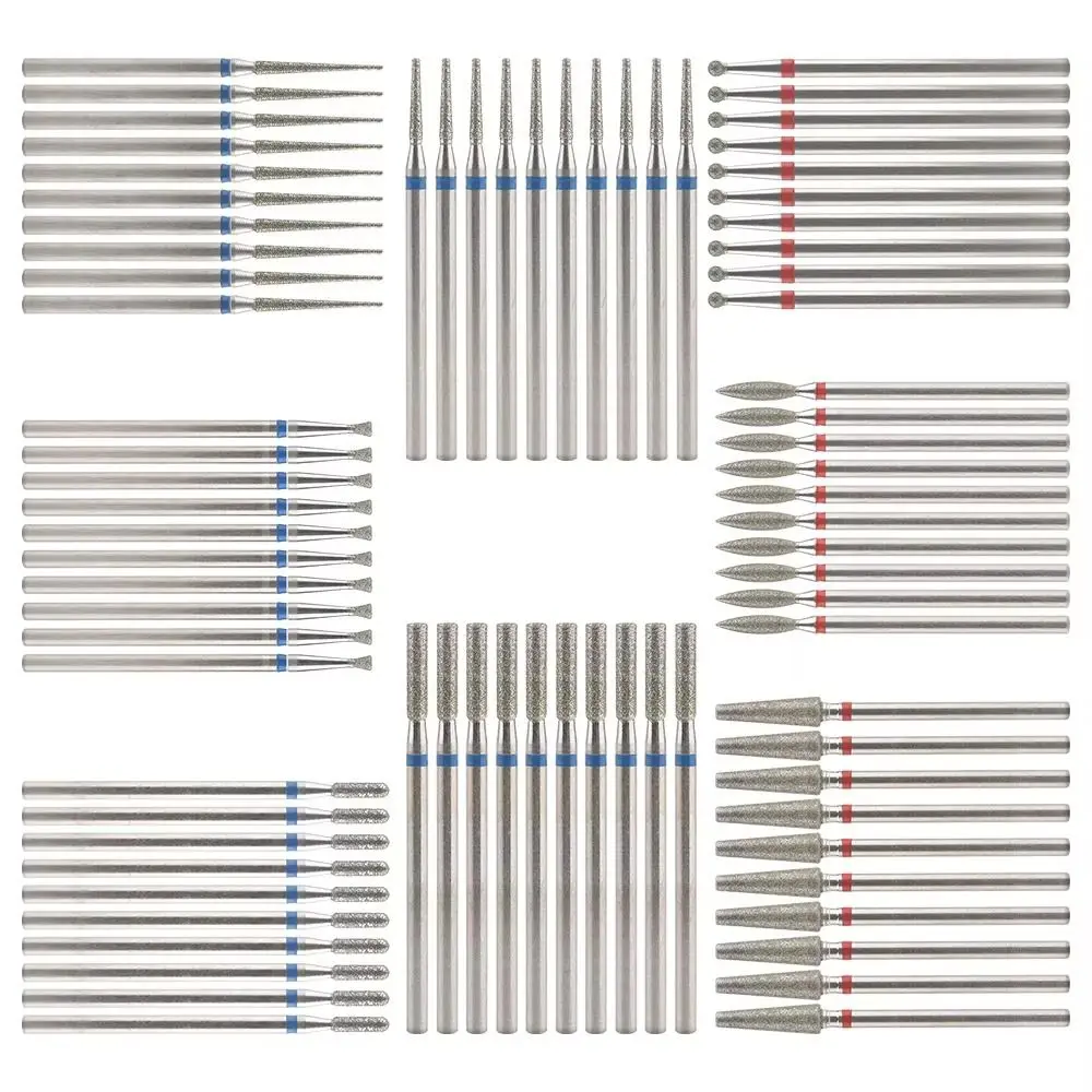 Zestaw 10 szt. frezów do manicure w stylu rosyjskim, do usuwania martwego naskórka, odporne na zużycie, do frezarek elektrycznych.