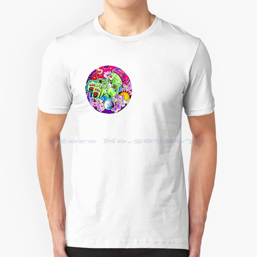 Kbo Trippy Bear T Shirt 100% Cotton Tee