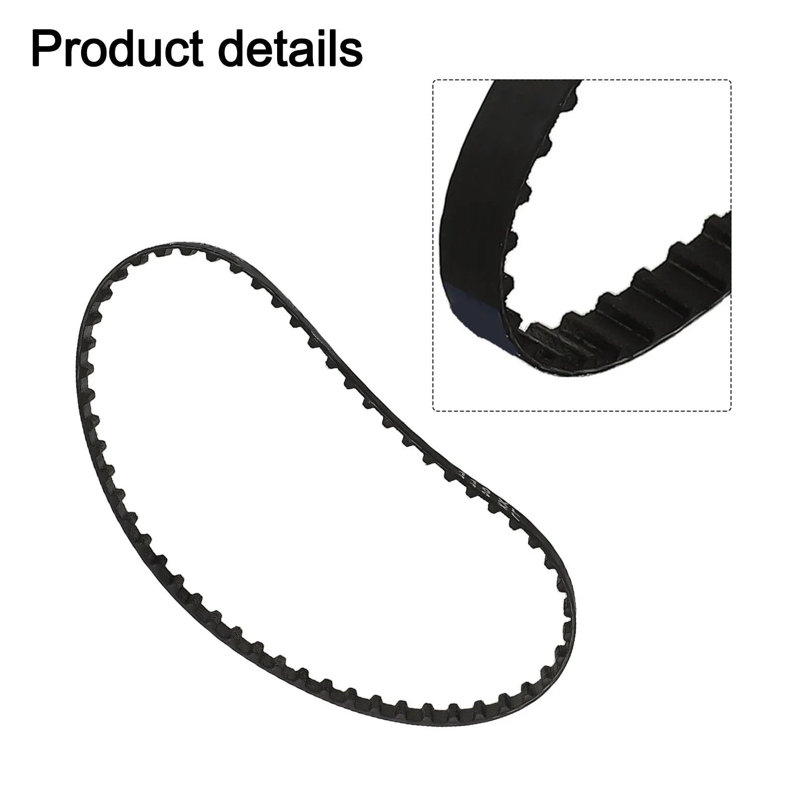 

For Tool Repair Black Replacement Drive Belt Tool Replacement Parts Black Rubber Material Compatible With BR300