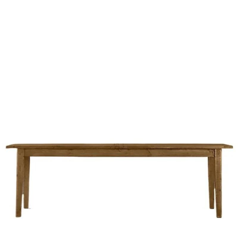 

American country solid wood square dining table high-end retro dining table home villa French restaurant long table chair