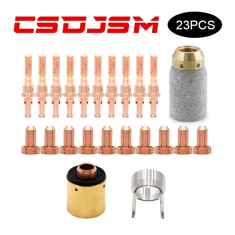 23pcs SL60 SL100 Plasma 9-8215 9-8208 9-8213 9-8237 9-8281 Electrode Tips 40A