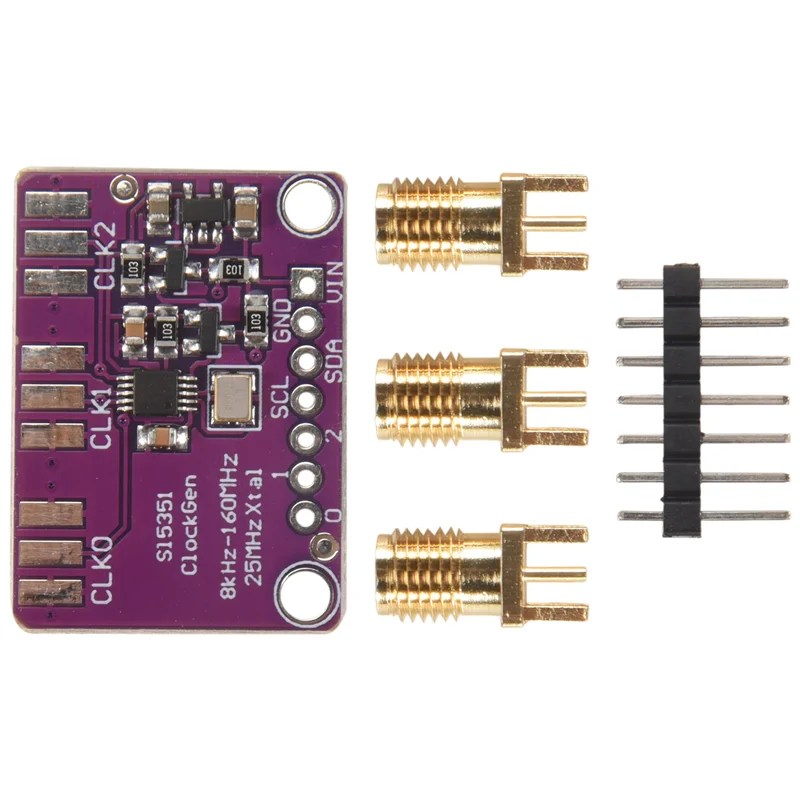 Classic-Si5351a I2C 25Mhz Clock Generator Breakout Board 8Khz To 160Mhz For Arduino D9I2