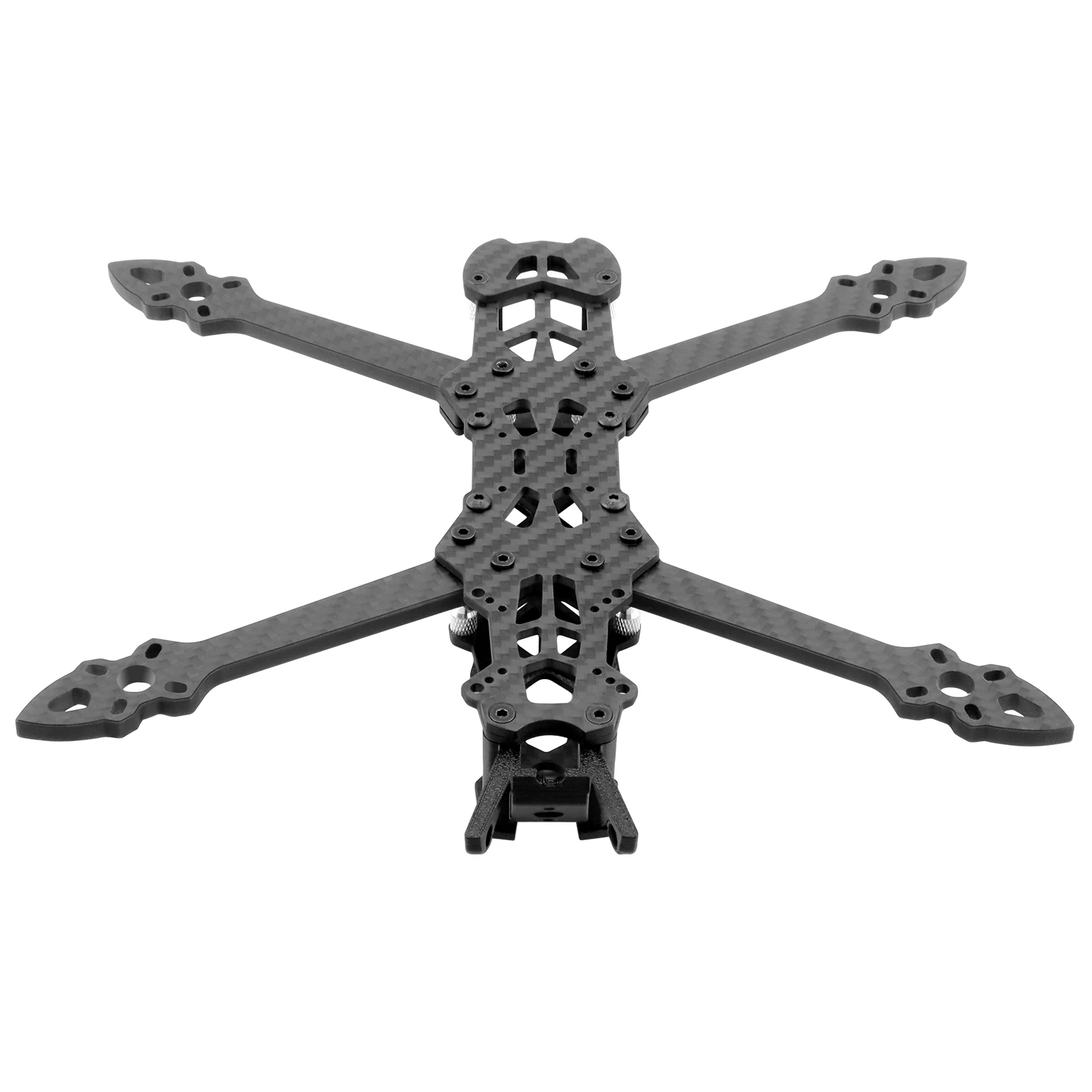 DashRC Mark4 HD 5-Inch FPV Racing Drone Frame Kit, 225mm Wheelbase Carbon Fiber Quadcopter Frame with 5mm Arm for RC FPV Drone