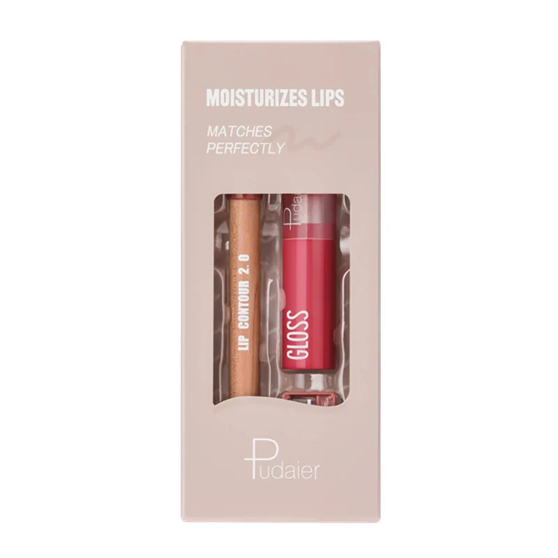 Lip Line Wet Gloss Lip Oil Gift Set - Mirror Gloss Moisturizing and Long-lasting Daily Natural Nourishing Smudge Gift Lipstick