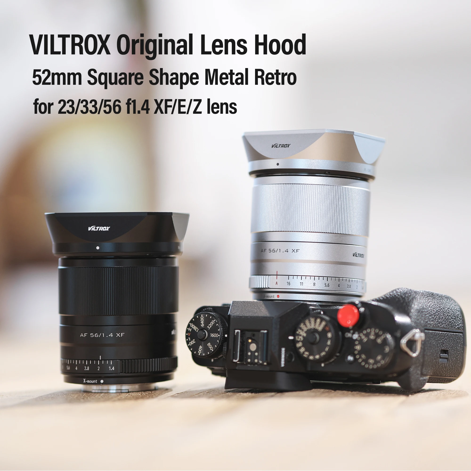 Viltrox 72mm 52mm 55mm Original Camera Lens Hood For Viltrox Sony E Mount Fuji Fujifilm X Mount Nikon Z Mount Lens