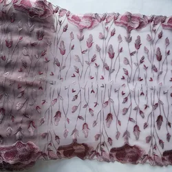 15meters Two Tones Embroidery Lace Trim Skirt Hem For Clothes Sewing Accessories Lingerie Wedding Dress Sleeve 30cm