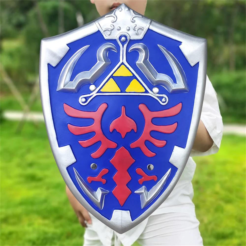 Jogo Link Céu Escudo, Escudo Real, Fechar Guarda Escudo, Cosplay PU Props, Cos Arma Adereços