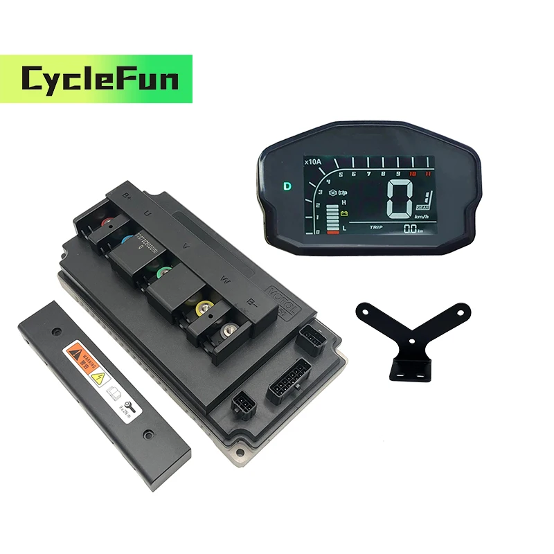 VOTOL EM150S EM-150 موجة جيبية BLDC تحكم دفعة 275A FOC مع DKD شاشة واحدة ل QS 138 3KW 4KW منتصف محرك سكوتر بمحرك