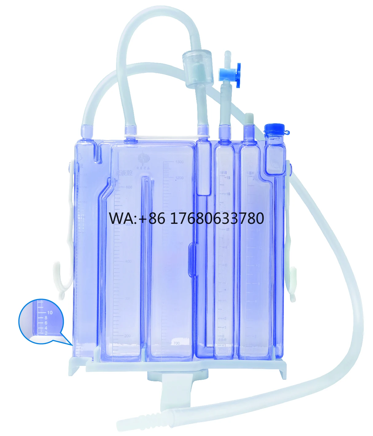 bouteille-de-drainage-thoracique-sterilisee-certifiee-ce-triple-compartiment-1300-ml-transparente-en-pet-oxyde-d'ethylene
