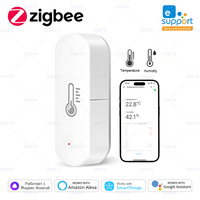 ZigBee Smart Temperature And Humidity Sensor eWeLink App Remote Monitor For Smart Home Work With Z2M Alexa Google Yandex Alice