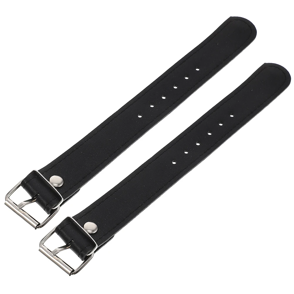 

Bike Basket Accessories 2 Black Straps for Children's Bike Decor Durable Compact Size Adjustable Hole Design
