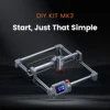 AlgoLaser DIY KIT MK3 Desktop Laser Engraver 95% Pre‑Assembled 8W‑20W Laser Cutter 400×400mm Touch Control Support Rotary Module 1