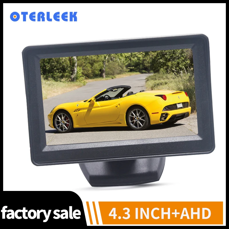 1280*720 High Resolutions LCD Car Monitor With 4.3 INCH Display SCreen