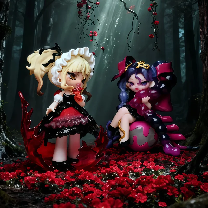 

​ Подлинная серия NONO SOVA Sassy Sister Nightmare Lullaby, слепая коробка, готическая альтернативная фигурка девушки, уникальный коллекционный подарок для подруги