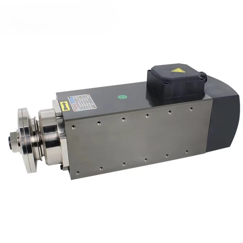 Three Phase Air-cooled Permanent Magnet Synchronous High-speed Spindle Motor for Cutting with 15KW